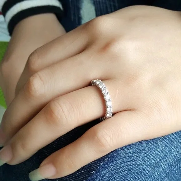 New 925 Sterling Silver Engagement Ring - Picture 3 of 6